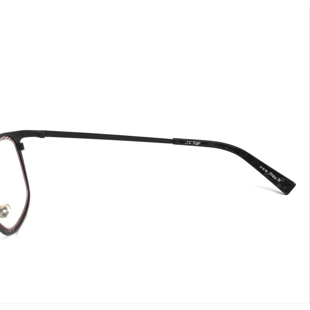 JF Rey Eyeglasses Frames JF2709 1330 Antique Silver Red Square 49-19-145